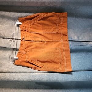 Old Navy Brown Utility Mini Skirt EUC - Size 10